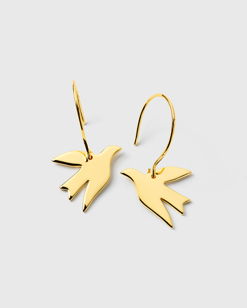 Birdy Earrings Gold