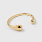 Bolded Drops Bangle Gold