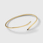 Sparkle Wrap Bangle Gold