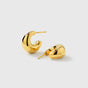 Bolded Little Sis Earrings Gold