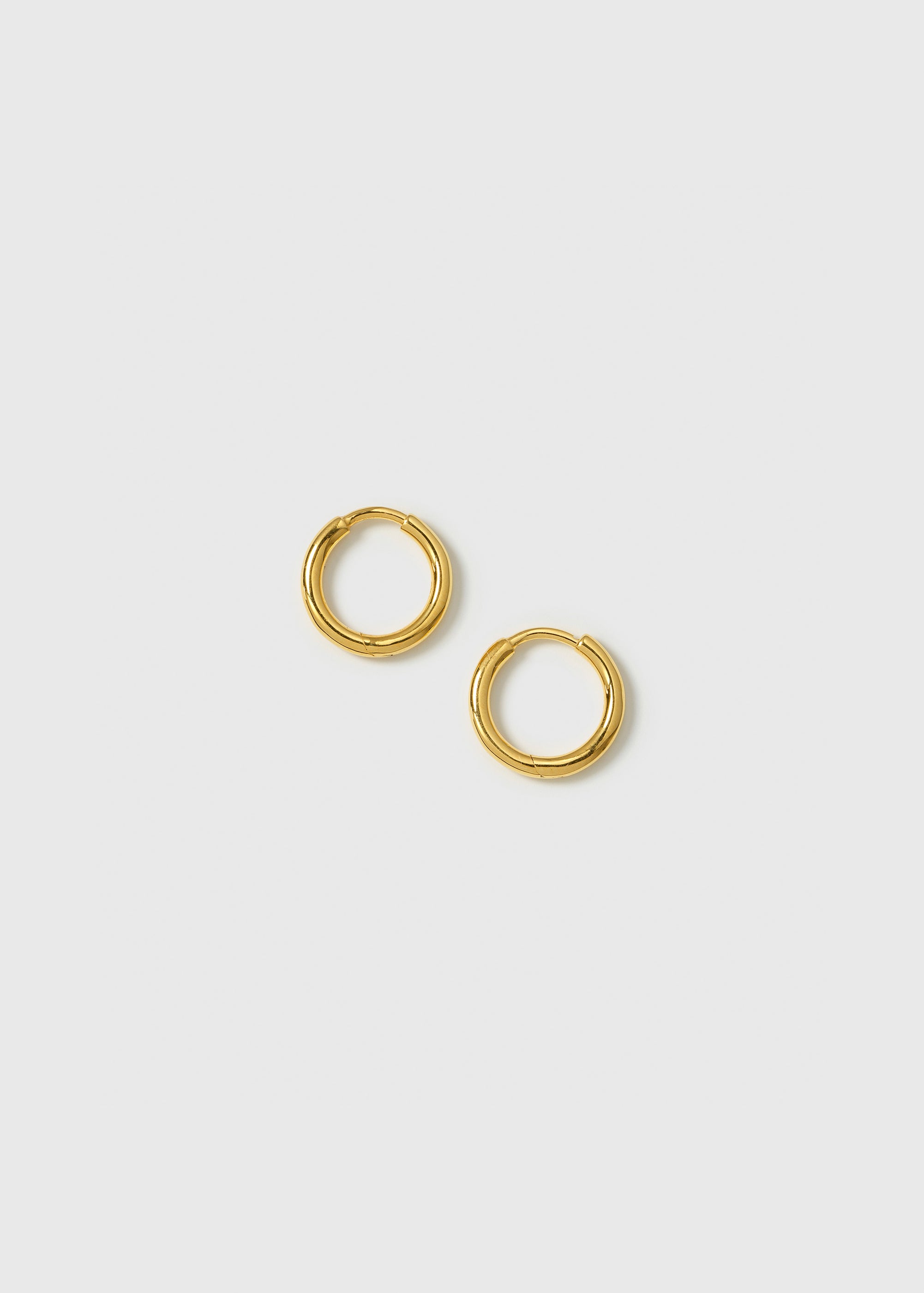 Beloved Fat Small Hoops Gold