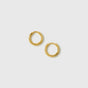 Beloved Fat Small Hoops Gold