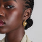 RENTAL - Drama Queen Heart Spike Earrings Gold