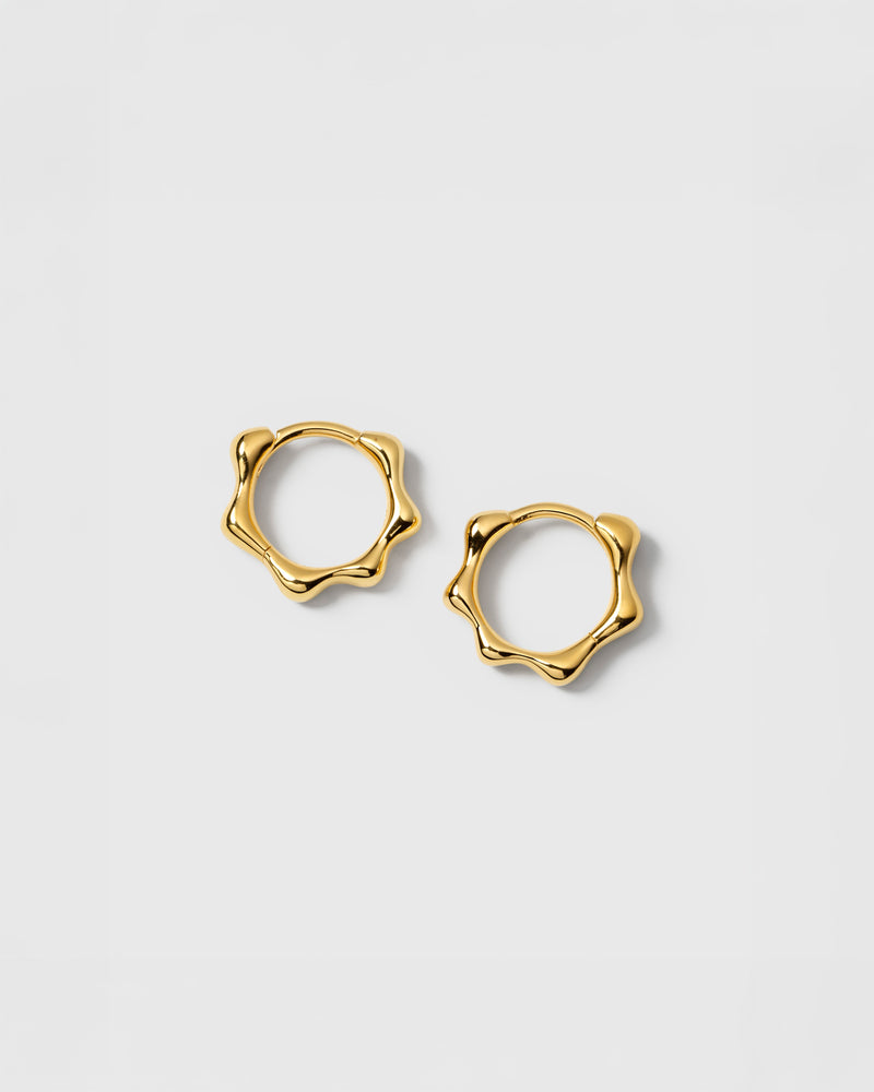 Florentina Small Hoops Gold