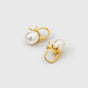 Florentina Pearl Earrings Gold