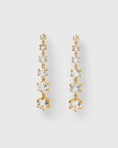 Valora Long Earrings Gold