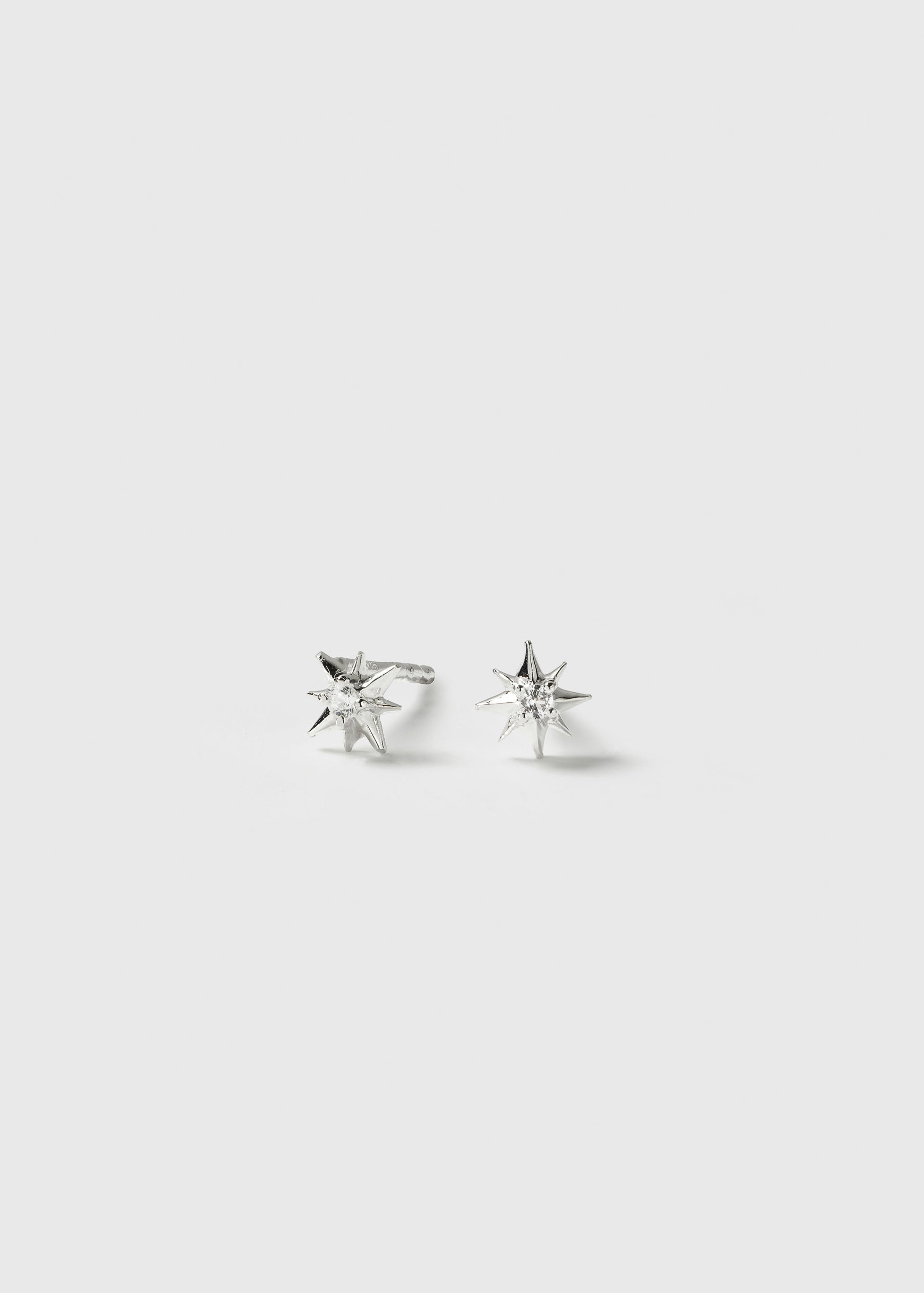 North Star Studs Silver