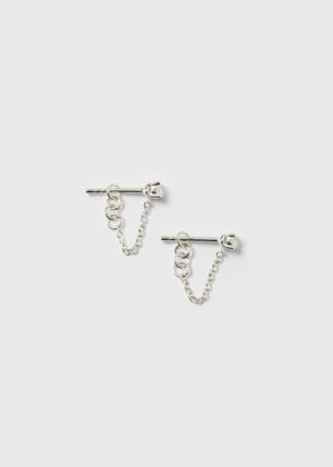 Minimalistica Solo Nova Earrings Silver