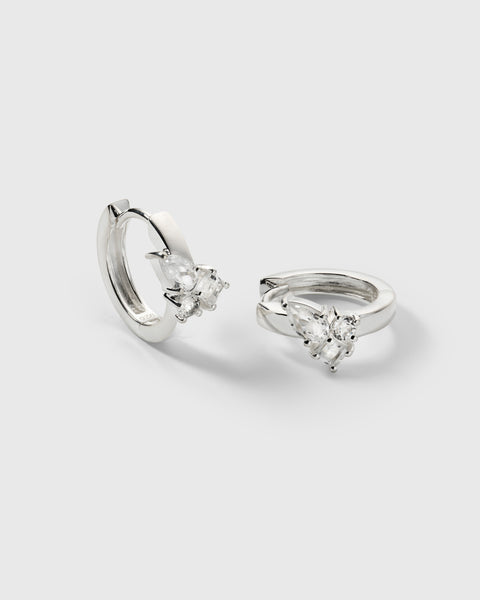 Pam Hoops Silver