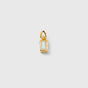 Beloved Squared Pendant Gold