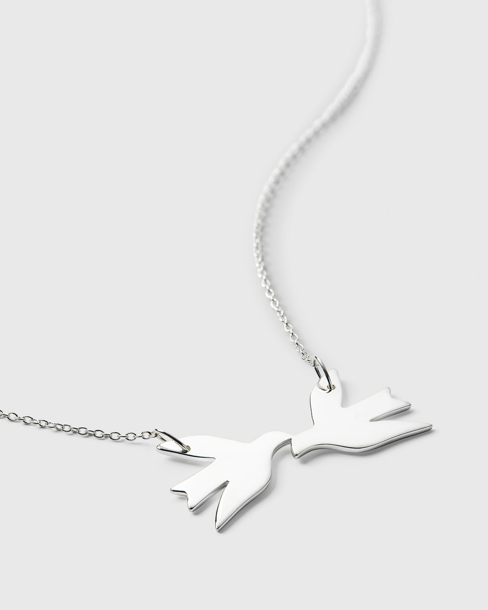 Birdy Necklace Silver