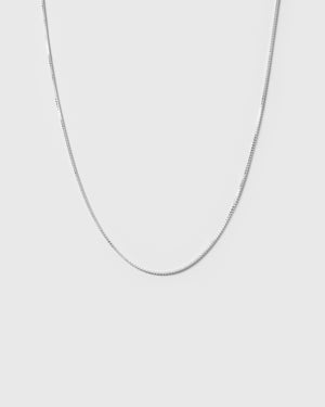 Beloved Short Box Chain Silver