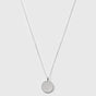 Lucky Coin Heal Necklace Silver