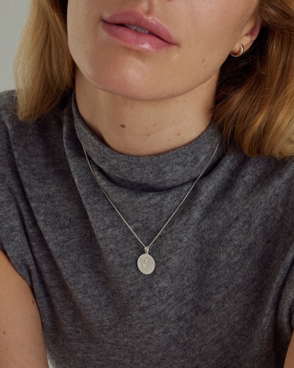 Lucky Coin Such A Star Necklace Silver