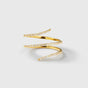 Sparkle Wrap Ring Gold