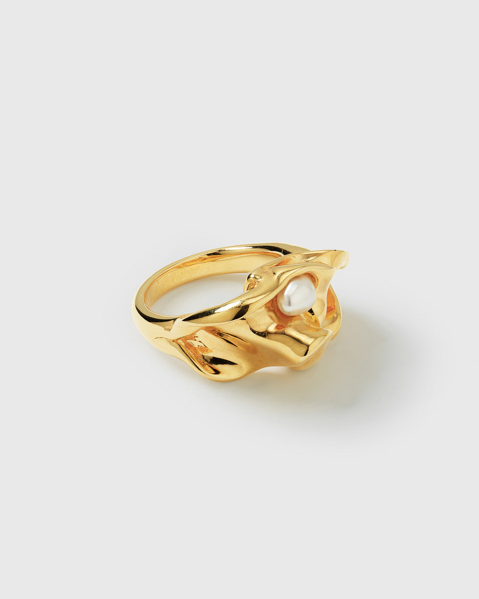 Moulded Big Ring Gold