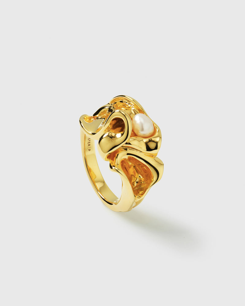 Moulded Big Ring Gold
