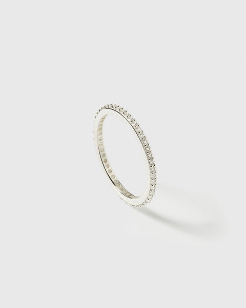 Tiny Sparkle Ring Silver