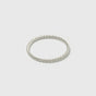 Tiny Twisted Ring Silver